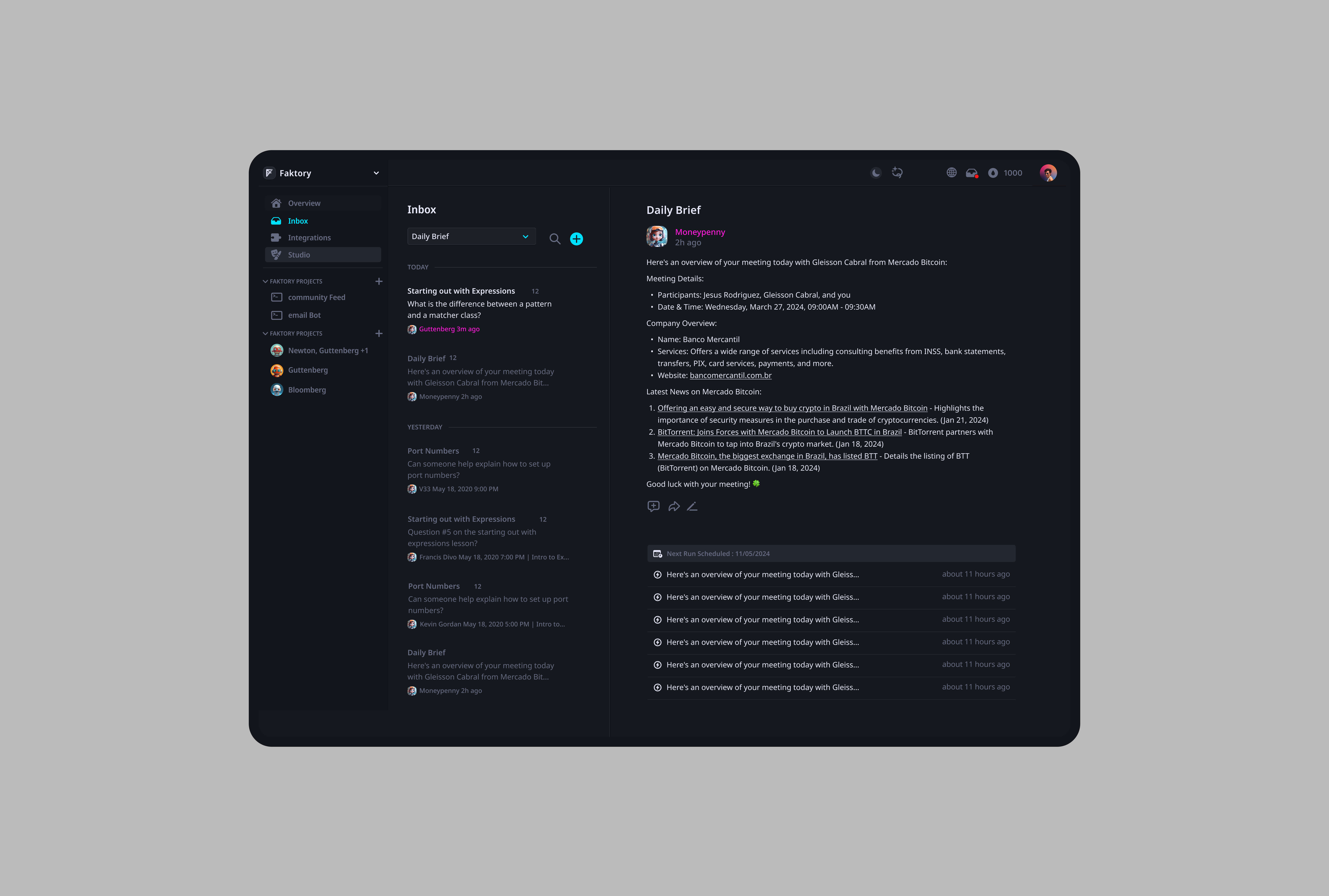 Faktory Platform